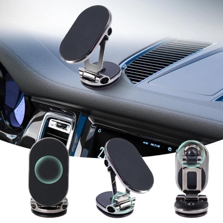 Silver Mobile Phone Holder with USB Earphone Cable Winder